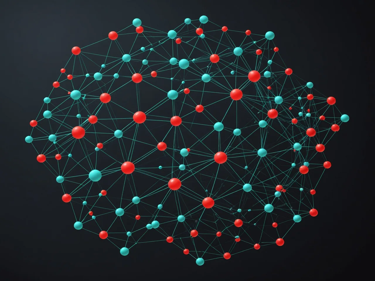 Live threat graph with hexagonal entity nodes and cyan defense perimeter